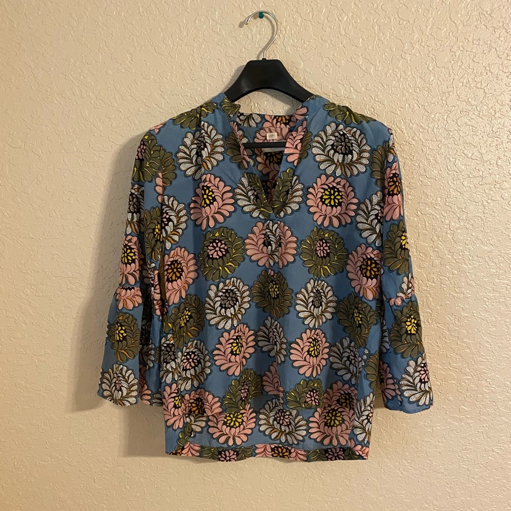 Loft Floral Long Sleeve Top